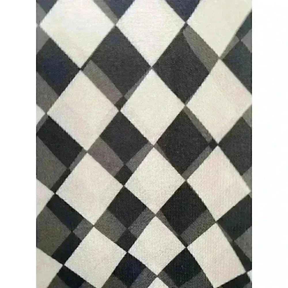 Shein Shirred High Neck Checked Shirt in Brown Check Design - Picture 4 of 7